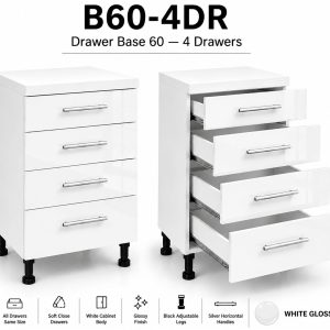 Base 60 Four Drawers