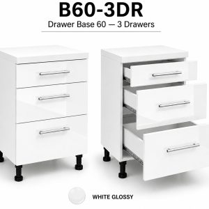 Base 60 Three Drawers