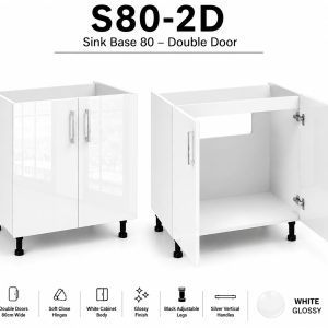 Sink Base 80 Double Door