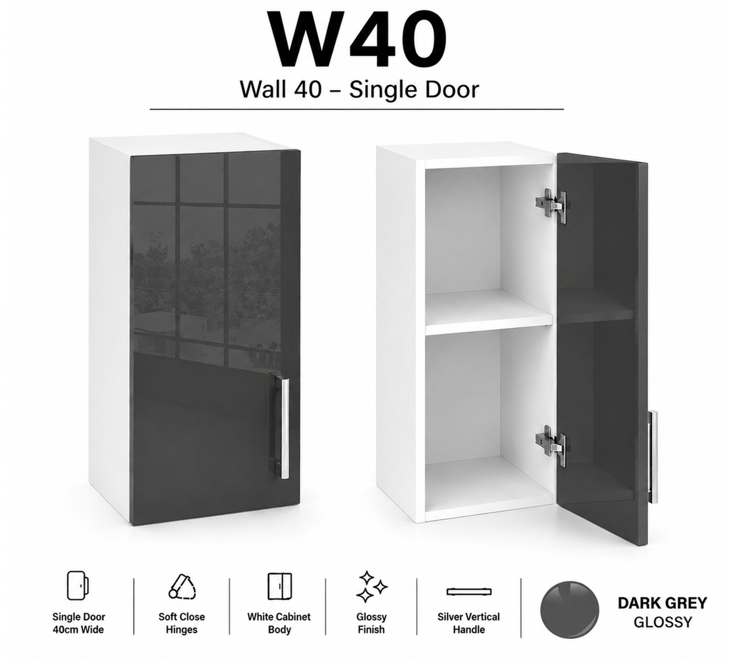 Wall 40 Single Door - Image 5