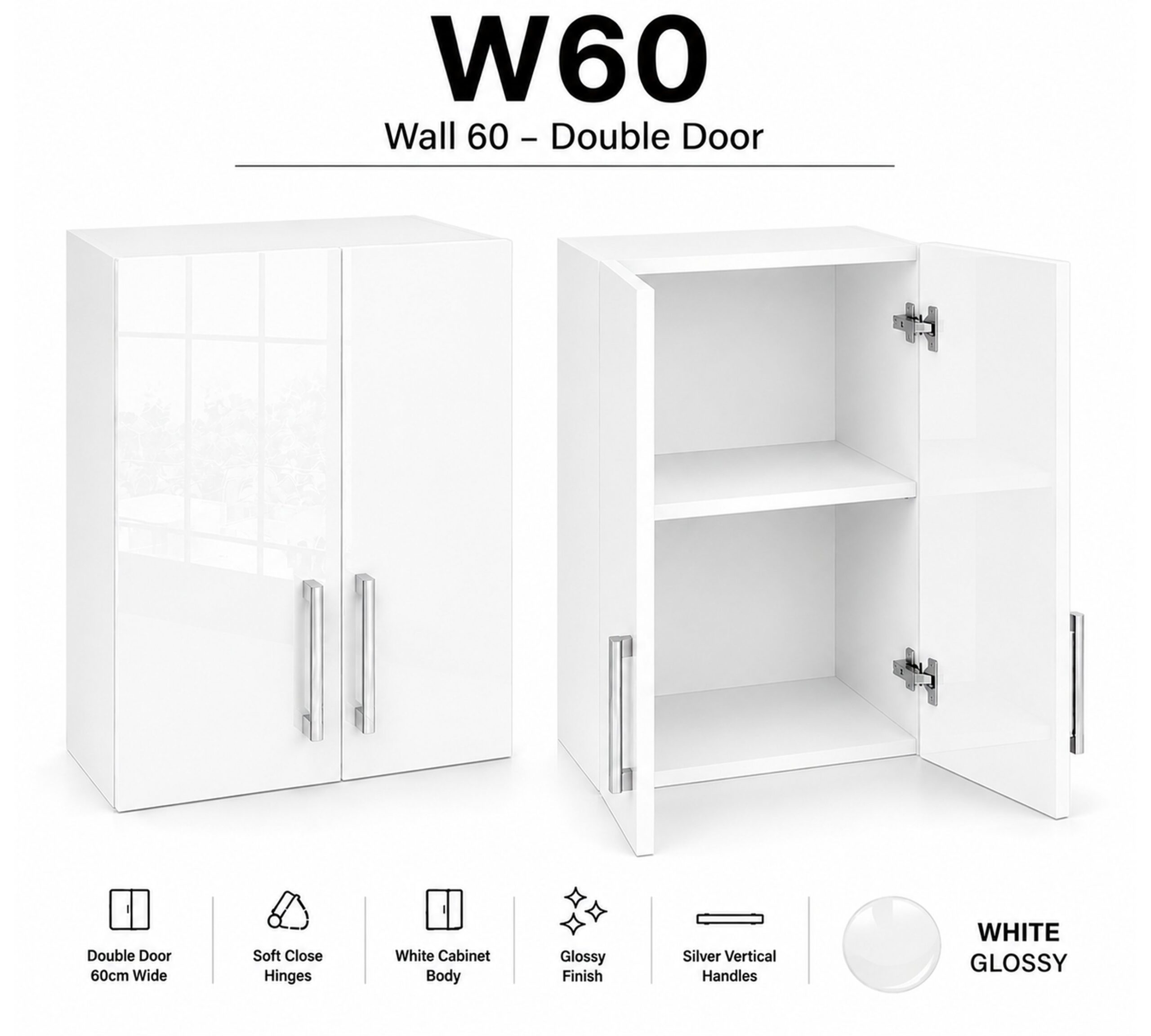 Wall 60 Double Door